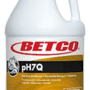 Betco pH7Q Disinfectant Liquid Bottle, Pleasant Lemon Scent, 128 oz., 4/Carton