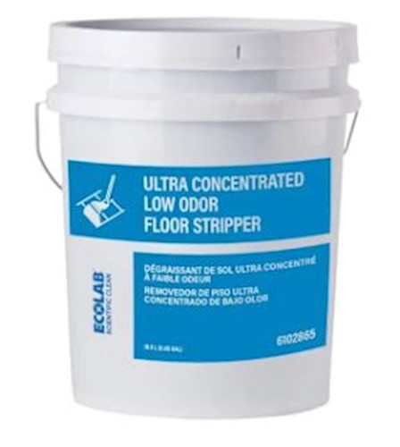 Ecolab Scientific Clean Ultra Concentrated Low Odor Floor Stripper, 5 Gallon