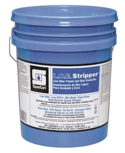 Spartan L.O.E. Low Odor Floor Finish Remover, 5 Gallon