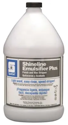 Spartan Shineline Emulsifier Fresh Scent Floor Stripper, 1 Gallon, Case of 4