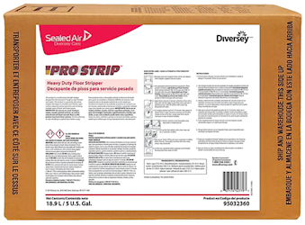 Diversey Pro Strip Heavy Duty Solvent Scented Floor Stripper, 5 Gallons