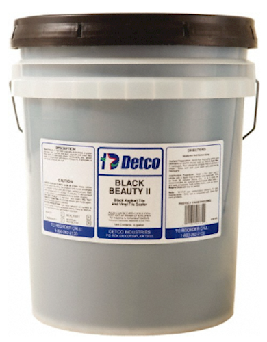 Detco Black Beauty II Floor Sealer, 5 Gallon Pail
