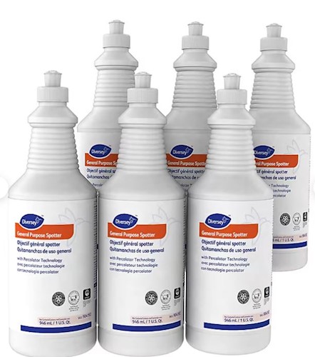 Diversey General Purpose Spotter, Floral Fresh Scent, 32 oz, Case of 6
