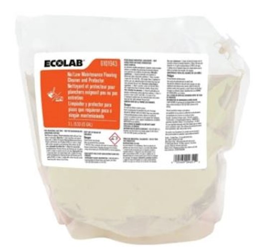 Ecolab Floor Cleaner and Protector for No/Low Maintenance Flooring, 2 L, 2/CT