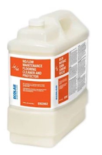 Ecolab Floor Cleaner and Protector for No/Low Maintenance Flooring, 2.5 Gallon