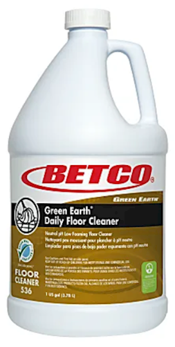 Betco Green Earth Daily Floor Cleaner, 1 Gallon, 4/CT