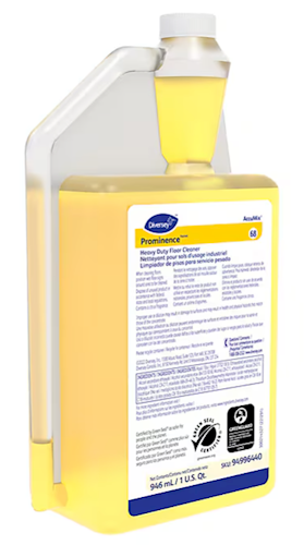 Diversey Prominence 66 Accumix Citrus Floor Cleaner, 32 oz, 6/CT