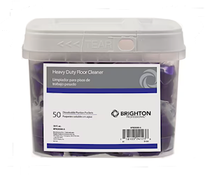 Brighton Professional Heavy Duty Dissolvable Portion Packets Floor Cleaner, 50/CT (BPR28368A)