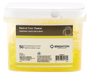 Brighton Professional Heavy Duty Dissolvable Portion Packets Floor Cleaner, 50/CT (BPR28367A)