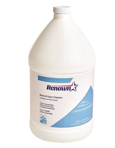 Renown Neutral Floor Cleaner, 1 Gallon, 4/CT