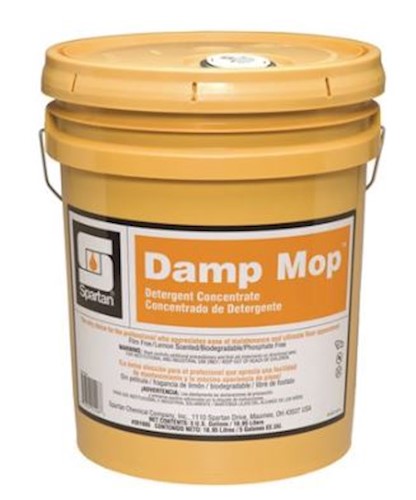 Spartan Damp Mop Lemon Floor Cleaner, 5 Gallon