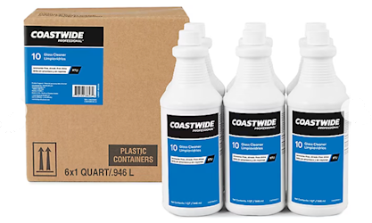 Coastwide Professional Glass Cleaner, Ready-to-Use, 0.95 L, 6/CT