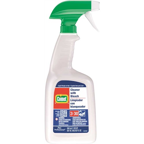Comet Cleaner with Bleach, 32 OZ. Spray Bottle, 8/CT