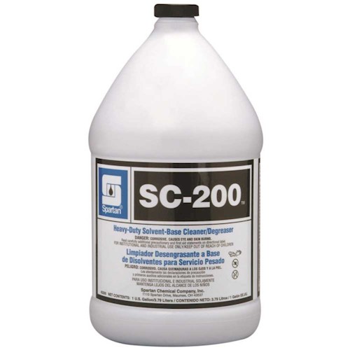 Spartan Cleaner, Industrial Degreaser, SC-200, 1 GALLON, 4/CT