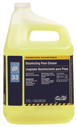 P&G Cleaner, Liquid Concentrate, Closed Loop for Multisurface, Proline #33, 1 GALLON, 4/CT