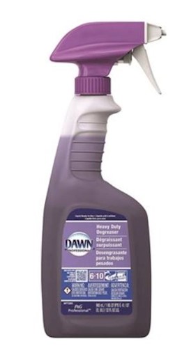 P&G Degreaser, Heavy Duty, Dawn, Spray, 32 OZ, 6/CT