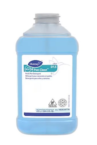 Diversey Detergent, Suma, Pan Clean, J-Fill, 2.5L