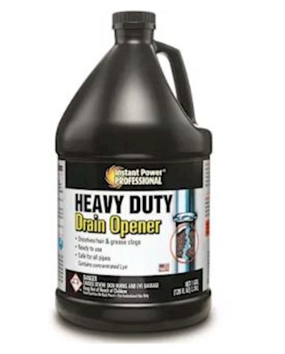 Instant Power PRO Drain Cleaner, Heavy-Duty, Drain Opener, 1 GALLON, 3/CT