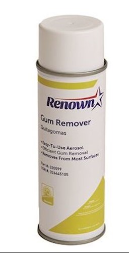 Renown Gum Remover, Aerosol, 5OZ, 12/CT
