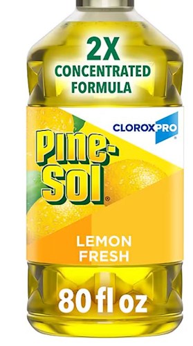 Pine-Sol Multi-Surface Cleaner/Degreaser, Lemon Scent, 80 OZ.