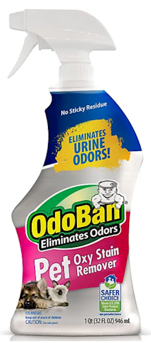 OdoBan Stain Remover, Pet Solutions, 32 OZ Spray Bottle