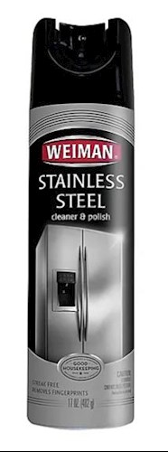 WEIMAN Stainless Steel Cleaner & Polish, Floral Scent, 17 OZ