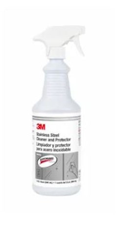 3M Stainless Steel Cleaner, Protector, Scotchgard, 32 OZ, 6/CT