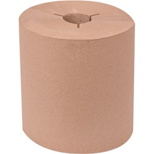 Renown Hardwound Paper Towels, Controlled, Natural, 8 inch, 6 Rolls per Case