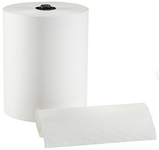 enMotion Hardwound Paper Towels, 1-Ply, 550 ft per Roll, 6 Rolls per Case