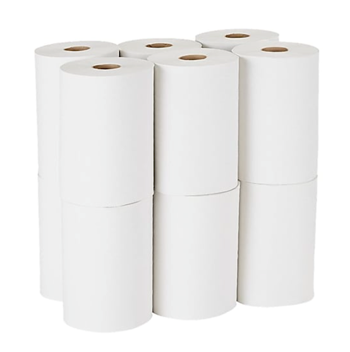 Georgia Pacific Recycled Hardwound Paper Towels, Non-Perforated, 1-Ply, 350 ft per Roll, 12 Rolls per Case