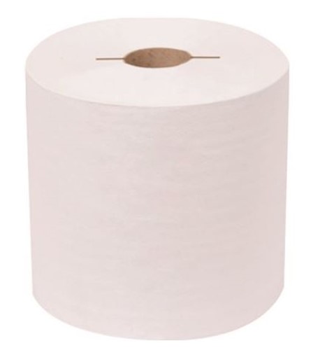 Renown Hardwound Paper Towels, White, Controlled, 7.5 inch, 800 ft per Roll, 6 Rolls per Case