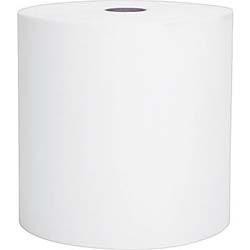 Scott Hardwound Paper Towels, White, High Capacity, 8 inch, 12 Rolls per Case