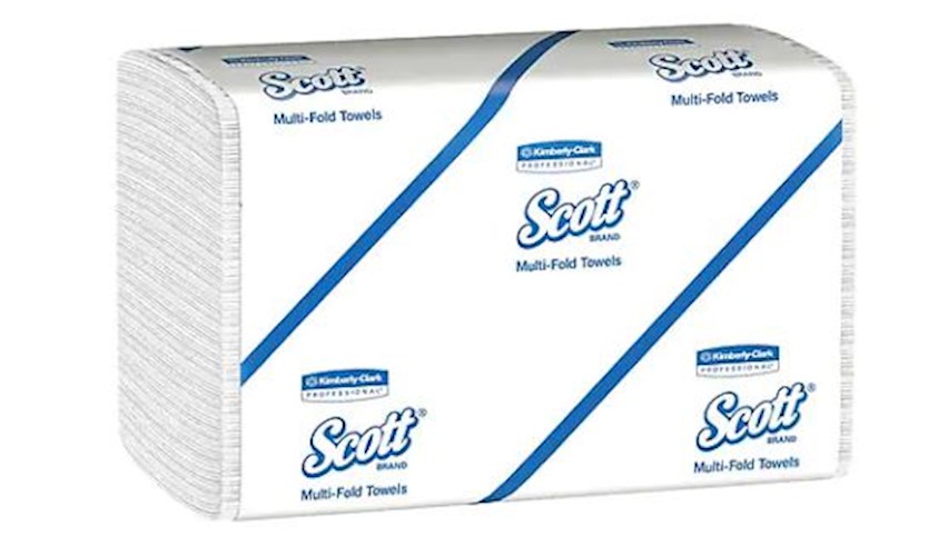 Scott Multifold Paper Towels, White, 9.2 x 9.4 Inches, 1-Ply, 4000/Case