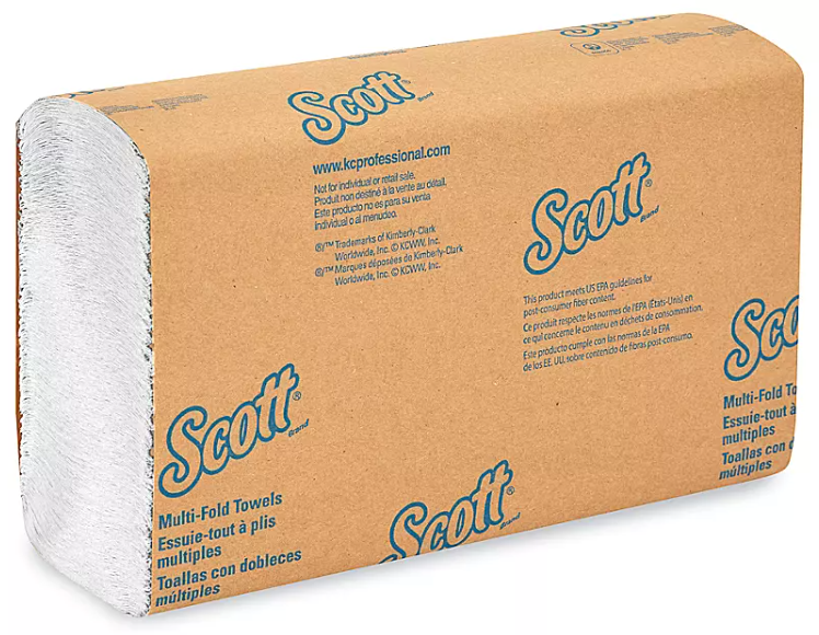 Scott Eco-Logo Multifold Paper Towels, White, 4000/Case