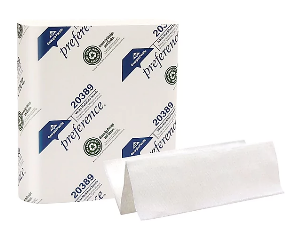 Georgia Pacific Pacific Blue Select Multifold Paper Towels, Recycled, 1-Ply, 250 Sheets/Pack, 16 Packs/Case