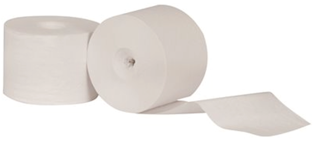 Tork Commercial White Toilet Tissue, 2-Ply, 1000 Sheets per Roll, 36 Rolls per Case
