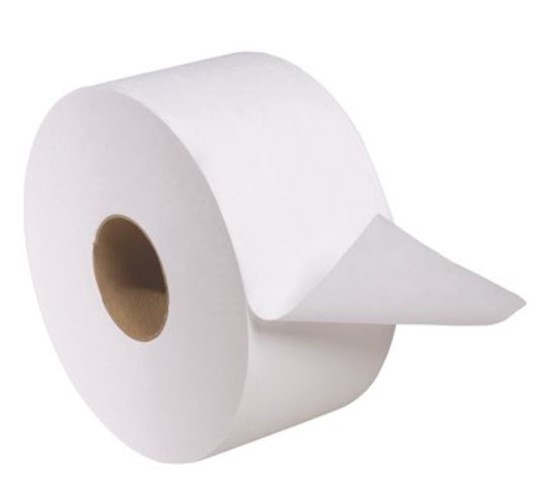Tork Advanced Jumbo Jr Toilet Tissue, 2-Ply, 751 ft per Roll, 12 Rolls per Case
