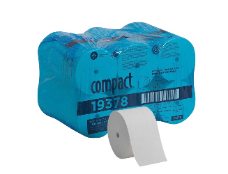 Georgia-Pacific Coreless Toilet Tissue, 2-Ply, White, 1500 Sheets per Roll, 18 Rolls per Case