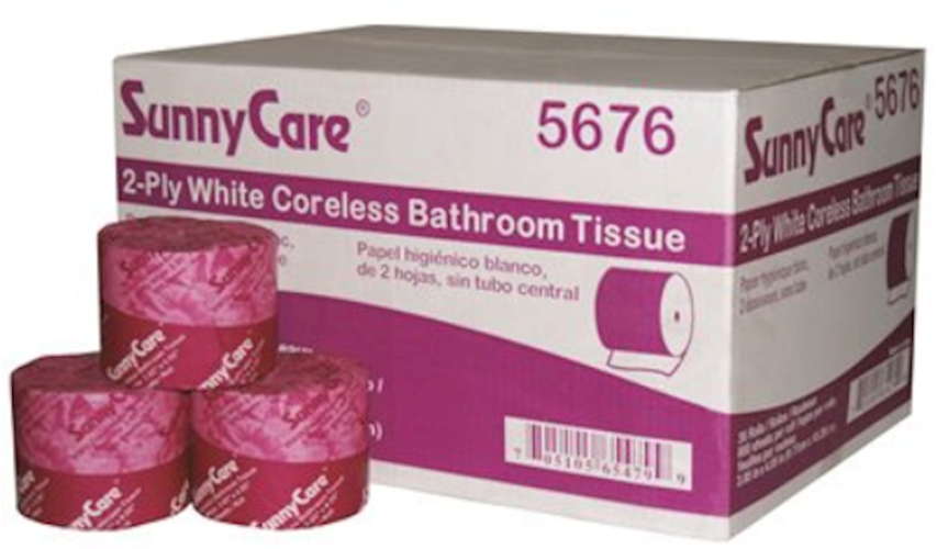 AGIO Group 2-Ply Toilet Tissue, Standard Rolls, 500 Sheets per Roll, 36 Rolls per Case