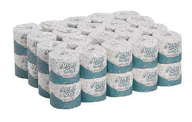 Angel Soft Professional Series 2-Ply Toilet Tissue, White, 450 Sheets per Roll, 40 Rolls per Case
