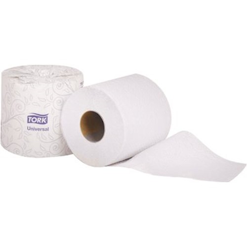 Tork TM1616S 2-Ply Toilet Tissue, Single Roll, 500 Sheets per Roll, 96 Rolls per Case