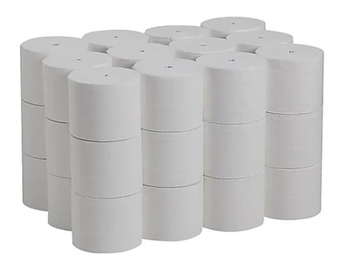 Georgia Pacific Angel Soft Compact Coreless 2-Ply Toilet Tissue, White, 750 Sheets per Roll, 36 Rolls per Case