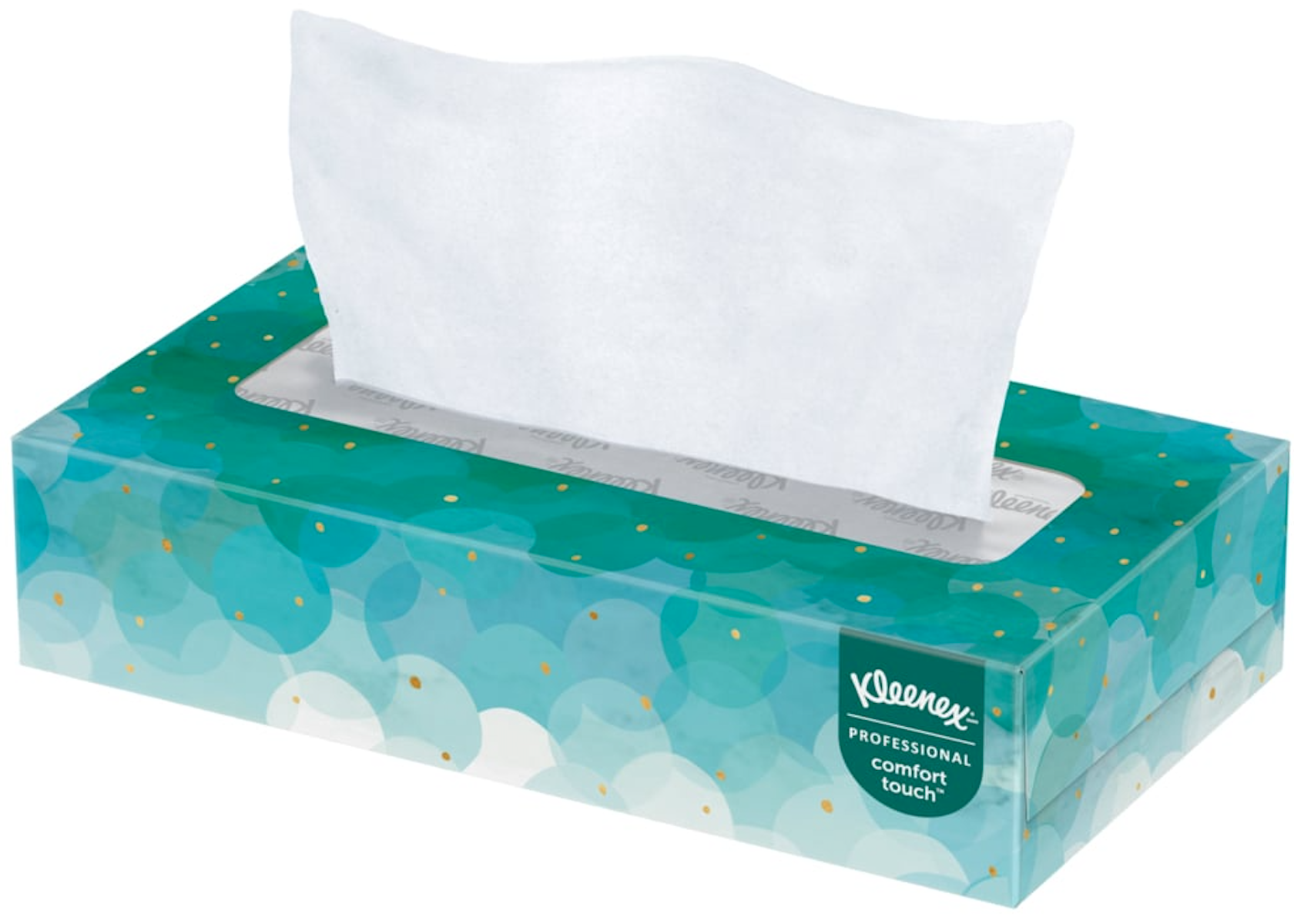 Kleenex Standard Facial Tissue, 2-Ply, White, 100 Sheets per Box, 1 Each