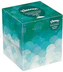 Kleenex Cube Upright Facial Tissues, 2-Ply, 90 Tissues per Box
