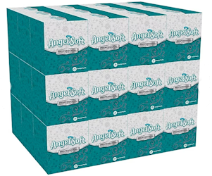 Angel Soft Cube Facial Tissues, 2-Ply, 96 Sheets per Box, 36 Boxes per Case