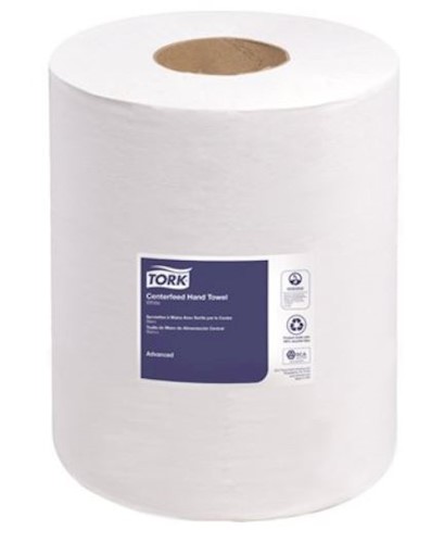 Tork Advanced Center Pull Paper Towels, Soft, White, 2-Ply, 600 Sheets/Roll, 6 Rolls/Case