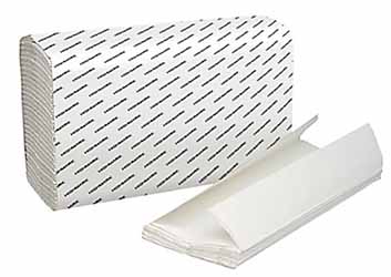 Highmark White Recycled C-Fold Paper Towels, 2400/Case