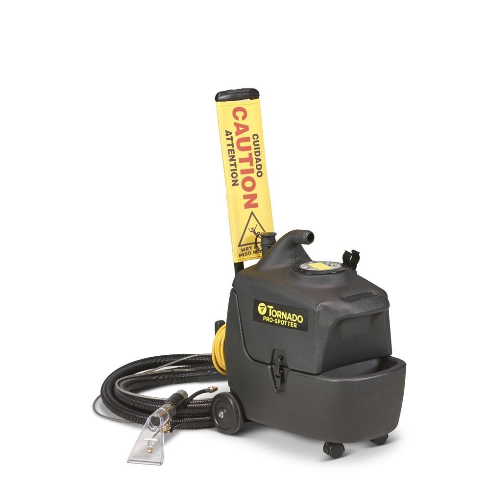 Tornado 3 Gallon Pro Spotter Deluxe with Hose Hand Tool Misting Wand and Carpet Wand