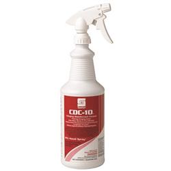 Spartan CDC-10 Disinfectant Cleaner, Floral Scent, 1 Qt, 12 Count