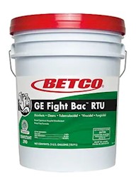 Betco Fight Bac RTU Anti-Bacterial Disinfectant Cleaner, Fresh Scent, 5 Gallon Pail